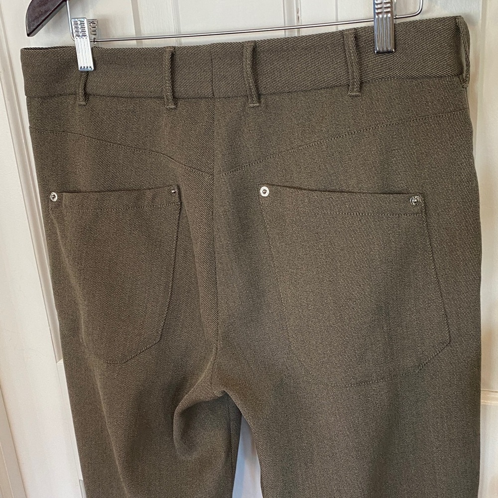Armani Collezioni Wool Blend Brown Tan Trousers Pants Luxury Designer Minimalist - Picture 6 of 16